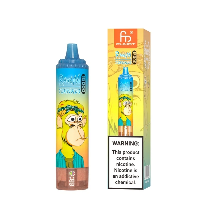 Fumot Randm Tornado 15000 Puffs Disposable Vape EU Warehouse peach mango
