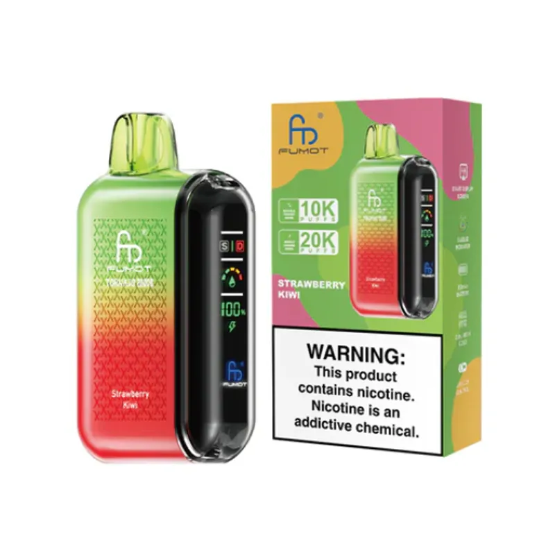 Fumot Tornado 20000 Puffs Disposable Vape EU Warehouse Strawberry Kiwi