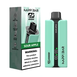 Happ Bar CK40000 40K Puffs Disposable Vape Wholesale Sour Apple