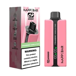 Happ Bar CK40000 40K Puffs Disposable Vape Wholesale Strawberry Vanilla Cola