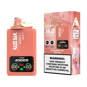 Razz Bar 40000 Puffs Double Flavor Disposable Vape Wholesale Blueberry Ice Love 66