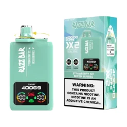 Razz Bar 40000 Puffs Double Flavor Disposable Vape Wholesale Strawberry Ice Mixed Berries