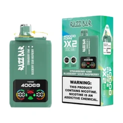 Razz Bar 40000 Puffs Double Flavor Disposable Vape Wholesale Strawberry Kiwi Blueberry Sour Raspberry