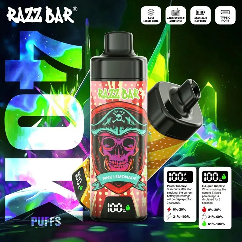 Razz Bar 40K Puffs 2% 5% Nicotine Disposable Vape Wholesale 6