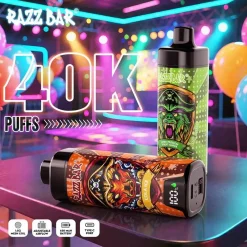 Razz Bar 40K Puffs 2% 5% Nicotine Disposable Vape Wholesale 7