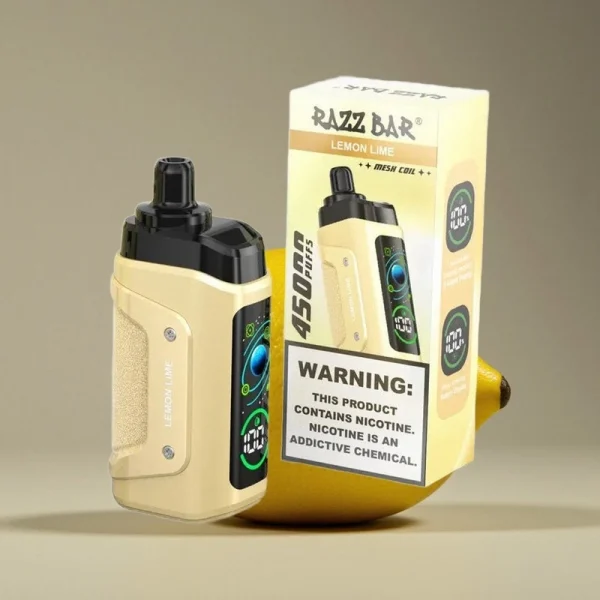 Razz Bar 45000 Puffs Disposable Vape Wholesale Lemon Lime