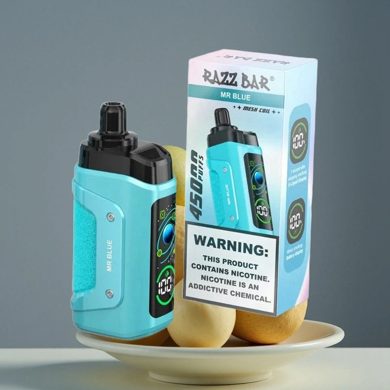 Razz Bar 45000 Puffs Disposable Vape Wholesale Mr Blue