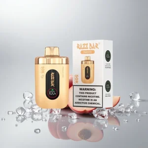Razz Bar 50000 Puffs Disposable Vape Wholesale Peach Ice
