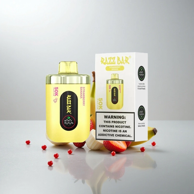 Razz Bar 50000 Puffs Disposable Vape Wholesale Strawberry Banana