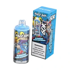 Razz Bar 60K Puffs 2% 5% Nicotine Disposable Vape Wholesale Blueberry Sour Raspberry