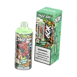 Razz Bar 60K Puffs 2% 5% Nicotine Disposable Vape Wholesale Lemon Lime