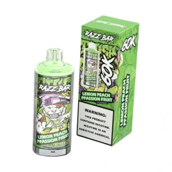 Razz Bar 60K Puffs 2% 5% Nicotine Disposable Vape Wholesale Lemon Peach Passion Fruit