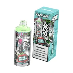 Razz Bar 60K Puffs 2% 5% Nicotine Disposable Vape Wholesale Mixed Berries