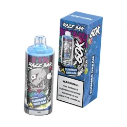 Razz Bar 60K Puffs 2% 5% Nicotine Disposable Vape Wholesale Summer Dream