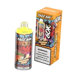 Razz Bar 60K Puffs 2% 5% Nicotine Disposable Vape Wholesale Tropical Fruit