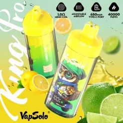 Vapsolo King Pro 40000 Puffs Disposable Vape Wholesale Lemon Lime