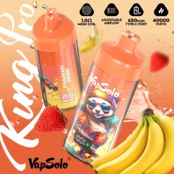 Vapsolo King Pro 40000 Puffs Disposable Vape Wholesale Strawberry Banana