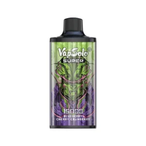 Vapsolo Super 15000 Puffs Disposable Vape Wholesale Blueberry Cherry Cranberry