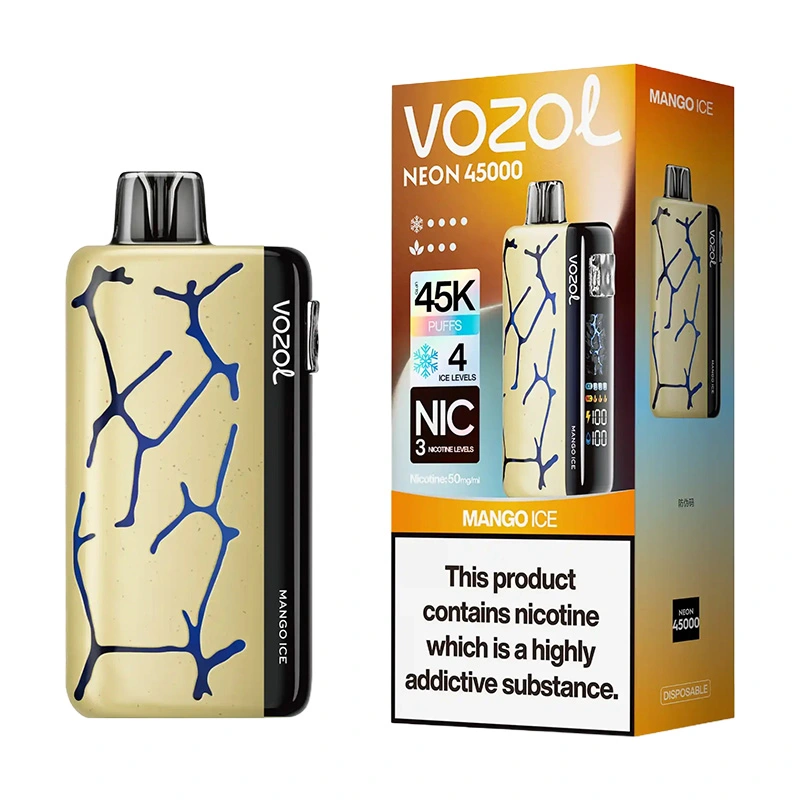 Vozol Neon 45K Puffs Disposable Vape Wholesale EU Warehouse Mango ice