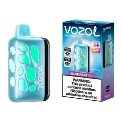 Vozol Rave 40K Puffs Disposable Vape Wholesale EU Warehouse Blue Razz ice