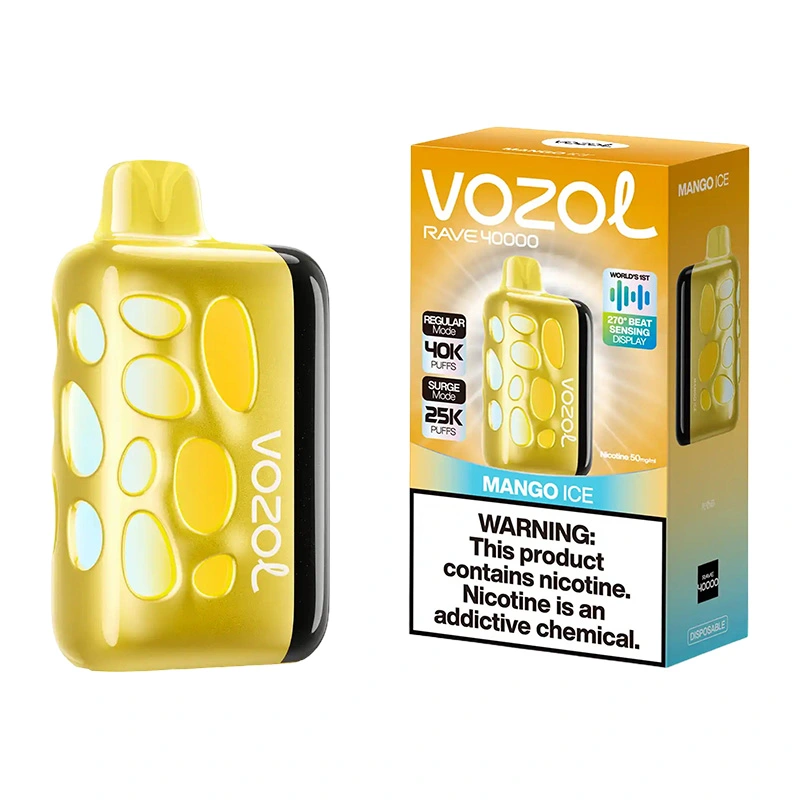 Vozol Rave 40K Puffs Disposable Vape Wholesale EU Warehouse Mango ice