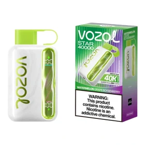 Vozol Star 40K Puffs Disposable Vape Wholesale EU Warehouse Watermelon Grape Boys Energy