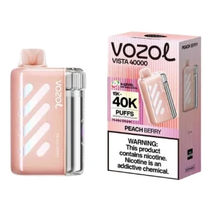 Vozol Vista 40K Puffs Disposable Vape Wholesale EU Warehouse Peach Berry
