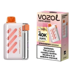 Vozol Vista 40K Puffs Disposable Vape Wholesale EU Warehouse Strawberry Banana