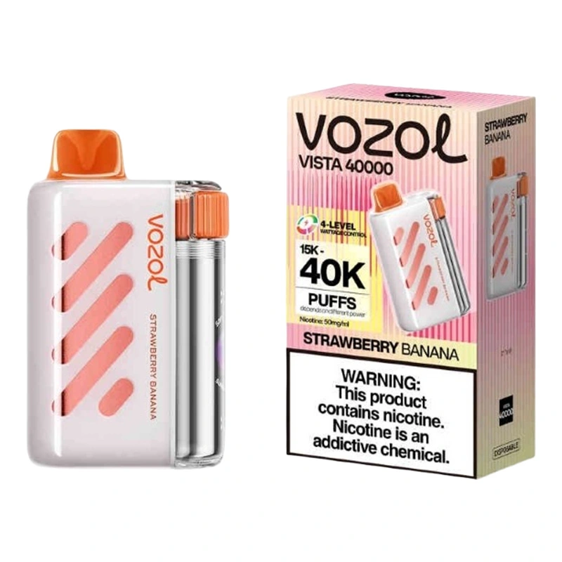 Vozol Vista 40K Puffs Disposable Vape Wholesale EU Warehouse Strawberry Banana