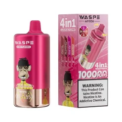 Waspe 4in1 100K Puffs 4 flavors Disposable Vape Wholesale Cherry Cola Ice & Strawberry Cherry Ice & Strawberry Cola Ice & Strawberry Watermelon Bubblegum