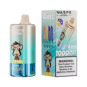 Waspe 4in1 100K Puffs 4 flavors Disposable Vape Wholesale Juicy Peach Ice & Tropical Fruit & Fruit Blast & Peach Berry
