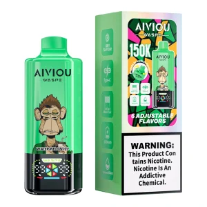 Waspe 6in1 150K Puffs 6 Flavors Disposable Vape Wholesale Watermelon Ice & Lemon Lime & Lemon Peach