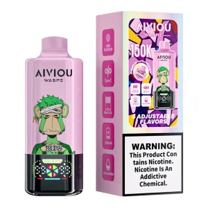 Waspe Aiviou 150K Puffs 6 in 1 Disposable Vape Wholesale Red Bull Cola Ice & Strawberry Raspberry Cherry & Blackberry Dragon Fruit