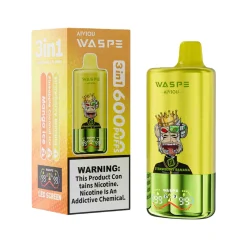 Waspe Aiviou 3in1 60000 Puffs Disposable Vape Wholesale Strawberry Banana Pineapple Coconut Ice Mango Ice 1