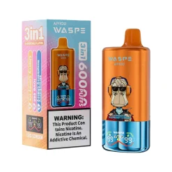 Waspe Aiviou 3in1 60000 Puffs Disposable Vape Wholesale Strawberry Raspberry Cherry Love 666 Cherry Candy Ice 1