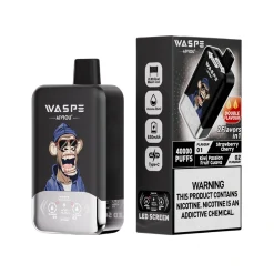 Waspe Aiviou 40000 Puffs Double Flavor Disposable Vape Strawberry Cherry & Kiwi Passion Fruit