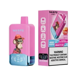 Waspe Aiviou 40000 Puffs Double Flavor Disposable Vape Strawberry Watermelon Bubblegum & Mixed Fruit