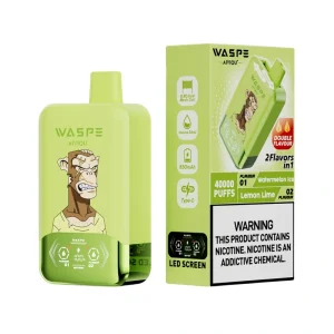 Waspe Aiviou 40000 Puffs Double Flavor Disposable Vape Watermelon Ice & Lemon Lime