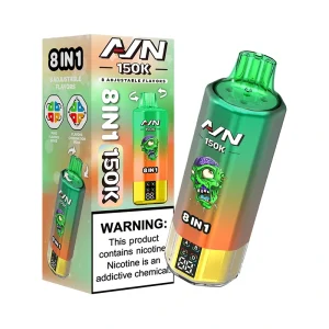 150 000 Puffs 8 in 1 Disposable Vape Aivono Aim Avn 150K 9