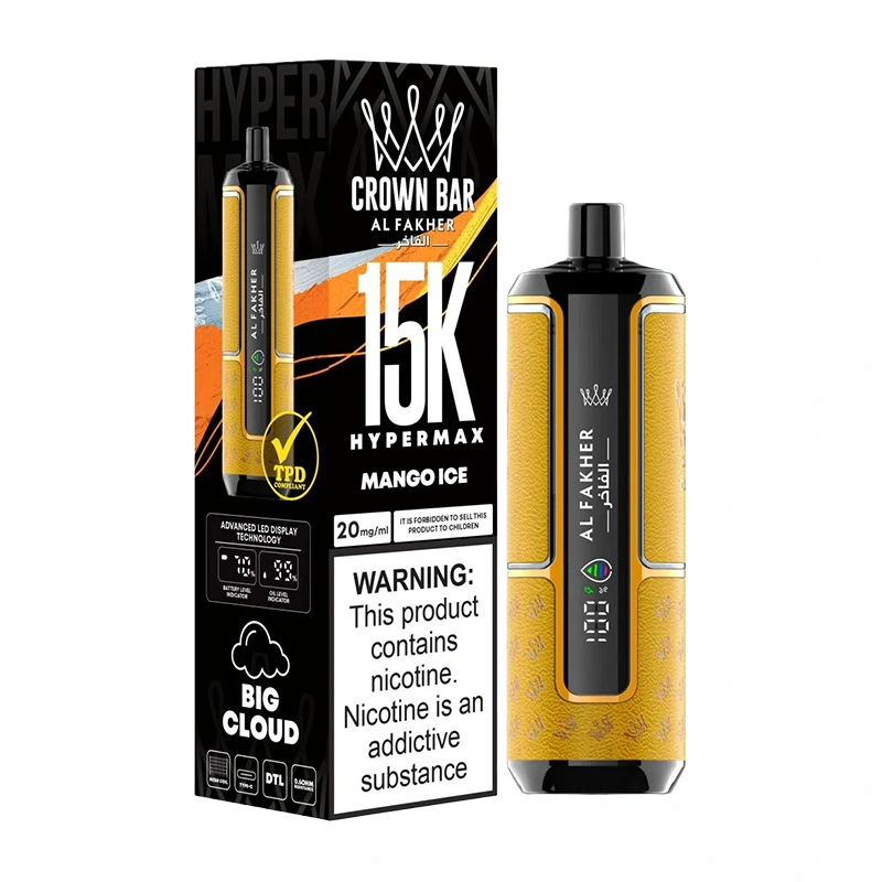 AL Fakher Hypermax 15K Crown Bar 15000 Puffs Disposable Vape 10