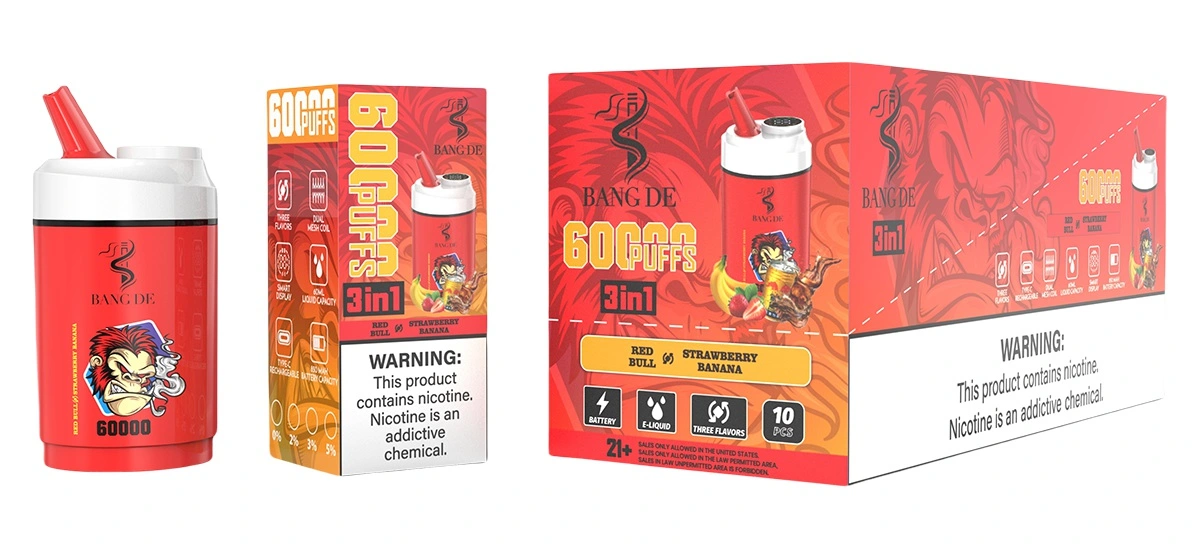Bang DE 60000 Puffs 3 in 1 Triple Flavors Disposable Vape 1 Bang DE 60000 Puffs 3 in 1 Triple Flavors Disposable Vape 1