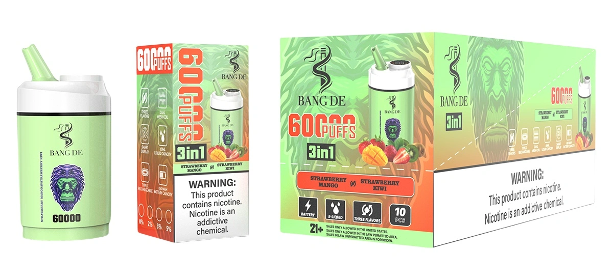 Bang DE 60000 Puffs 3 in 1 Triple Flavors Disposable Vape 2