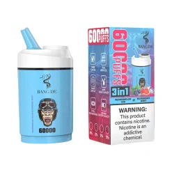 Bang DE 60000 Puffs 3 in 1 Triple Flavors Disposable Vape Watermelon ice & Blueberry Mint