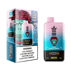 Bang King 50000 Puffs 2 in 1 Disposable Vape Wholesale Red bull & Blueberry watermelon