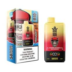 Bang King 50000 Puffs 2 in 1 Disposable Vape Wholesale Strawberry watermelon & Black dragon ice