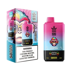 Bang King 50000 Puffs 2 in 1 Disposable Vape Wholesale Watermelon ice & Blueberry cherry