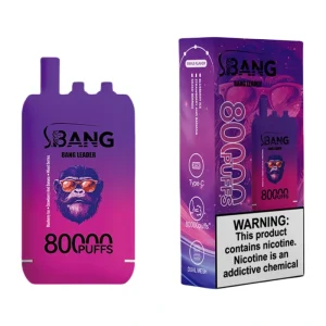 Bang Leader 80K Puffs 3 in 1 Disposable Vape Wholesale Blueberry Ice & Strawberry And Banana & Mixed Berries