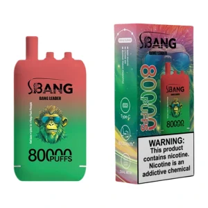 Bang Leader 80K Puffs 3 in 1 Disposable Vape Wholesale Kiwi Guava & Lychee Ice & Mango Peach Pineapple