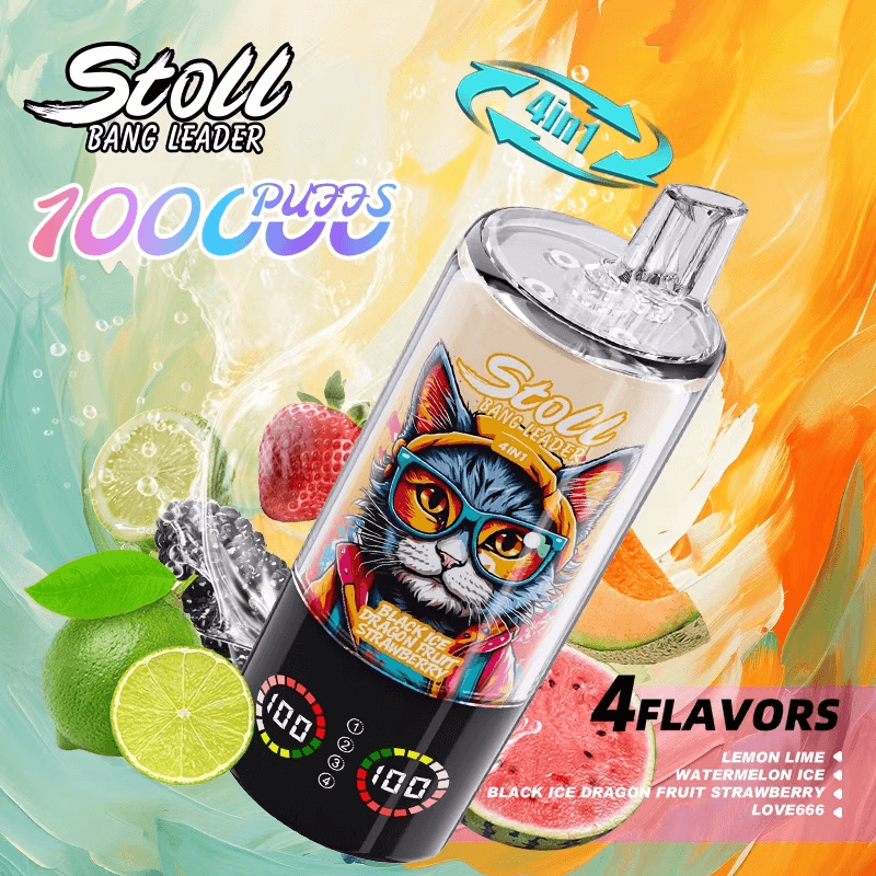 Bang Leader Stoll 100K Disposable Vape Wholesale 4 in 1 Flavor System with 100000 Puffs and 850mAh Battery Bang Leader Stoll 100K Disposable Vape Wholesale 4 in 1 Flavor System with 100000 Puffs and 850mAh Battery