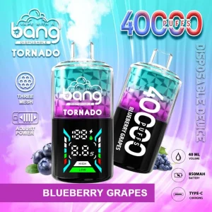 Bang Tornado 40000 Puffs Disposable Vape Wholesale Blueberry Grapes